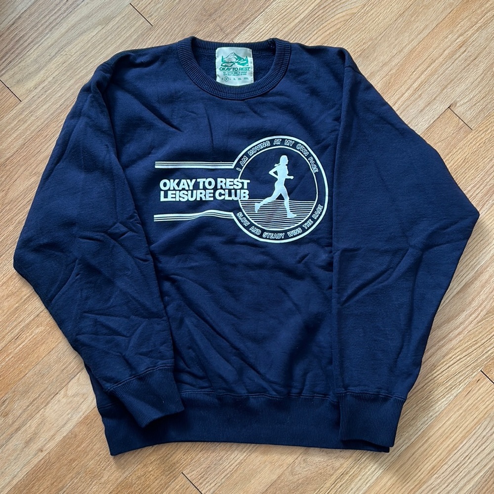 Okay to rest leisure club sweatshirt